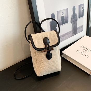 Geantă bucket din PU, stil urban simplu, închidere cu capac, căptușeală din poliester, curea de umăr simplă, buzunar interior cu fermoar tip sandviș