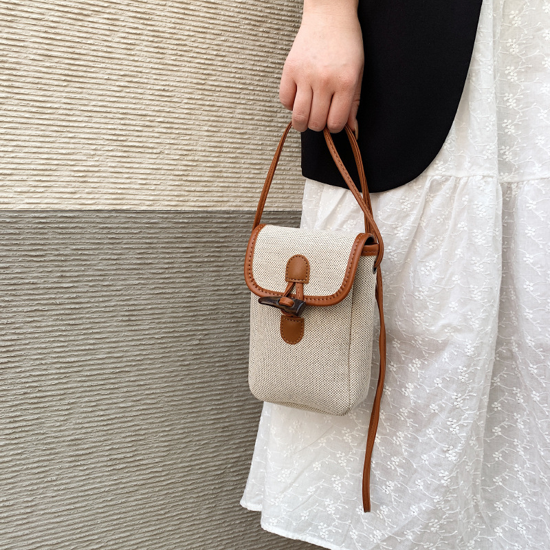 Geantă bucket din PU, stil urban simplu, închidere cu capac, căptușeală din poliester, curea de umăr simplă, buzunar interior cu fermoar tip sandviș