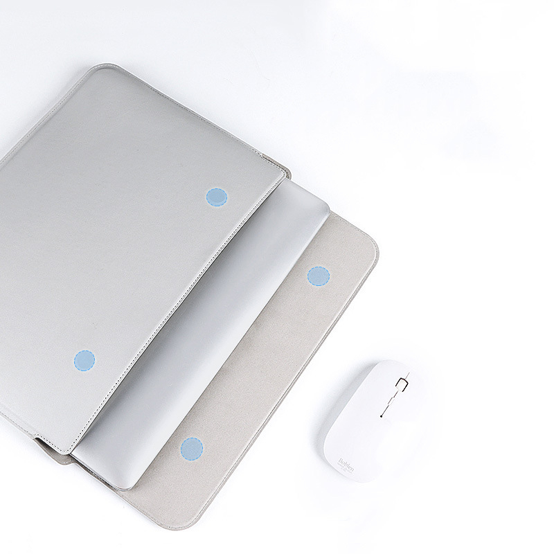 Apple višenamjenska torbica za prijenosno računalo sa držačem, PU kožni zaštitnik za MacBook Pro 13 inča, minimalistički dizajn