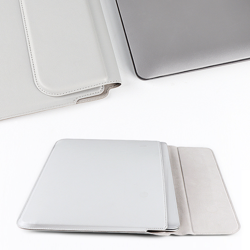 Apple višenamjenska torbica za prijenosno računalo sa držačem, PU kožni zaštitnik za MacBook Pro 13 inča, minimalistički dizajn