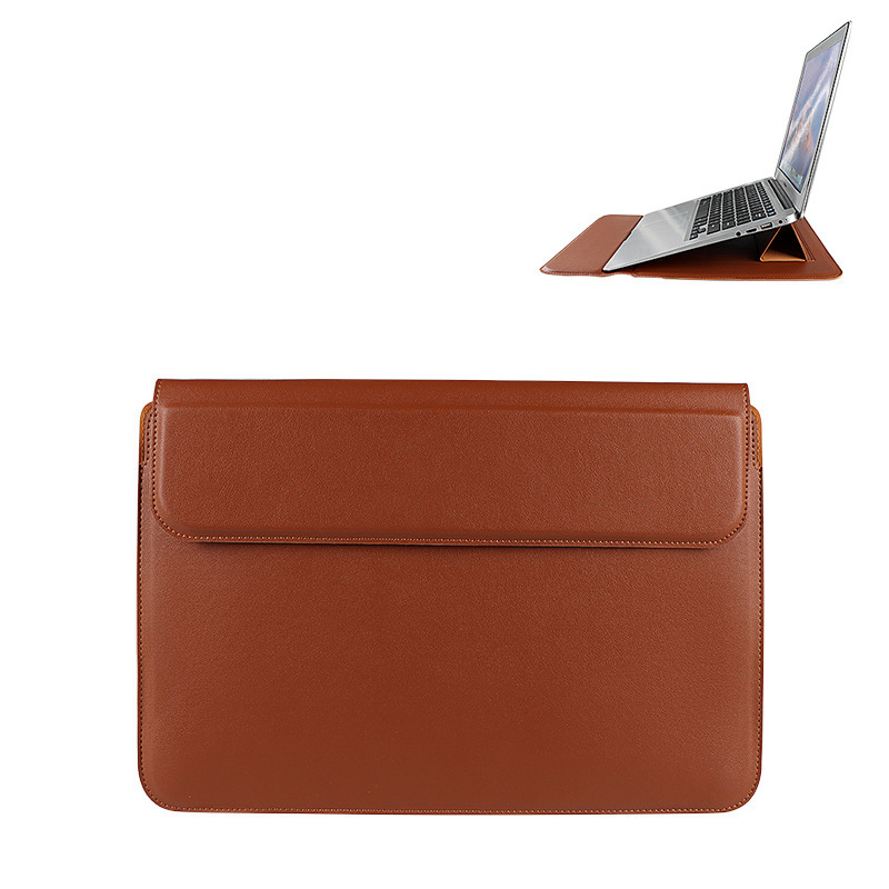 Apple višenamjenska torbica za prijenosno računalo sa držačem, PU kožni zaštitnik za MacBook Pro 13 inča, minimalistički dizajn