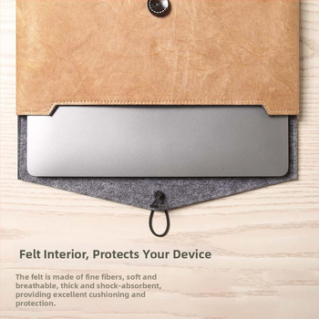 DuPont papírral bélelt belső laptop tok – könnyű védő tok MacBook Pro, MacBook Air és más modellekhez