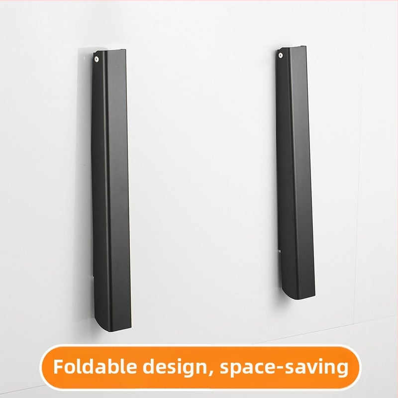 Επιτοίχια κρεμάστρα παλτών και ρούχων από Space Aluminum – Πτυσσόμενη, Τηλεσκοπική, Εξωτερική ράβδος στεγνώματος