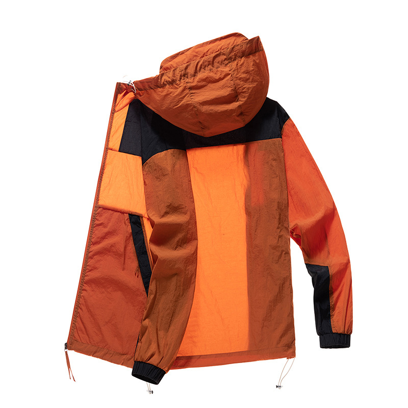 Vanjska jakna s kapuljom, UV zaštita 50+, lagana najlonska tkanina, unisex, ljeto