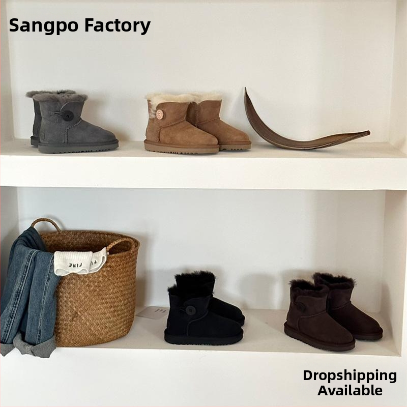 Dječje zimske čizme za snijeg, vodootporne, otporne na hladnoću, protuklizne, srednje visine