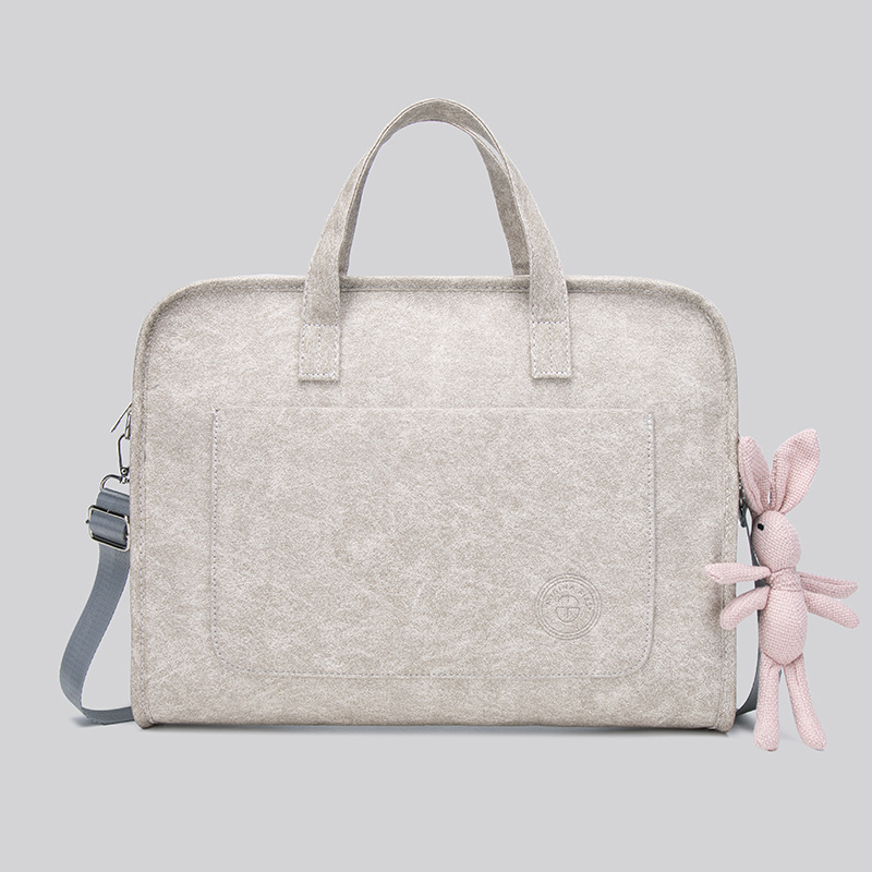ANNMUU torba za laptop – zaštita od udara, proširiva, vodootporan PU materijal, naramenica/crossbody, unisex