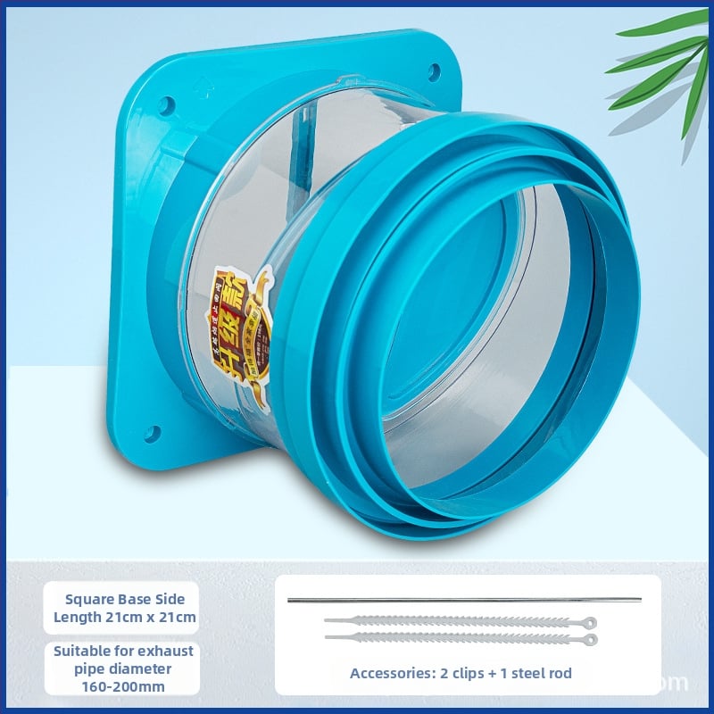 Βαλβίδα Αντίστροφης Ροής για Κουζίνα Απορροφητήρα, Universal Διαμέτρων, Υλικό PP+ABS, Στυλ Light Luxury, Shangyun