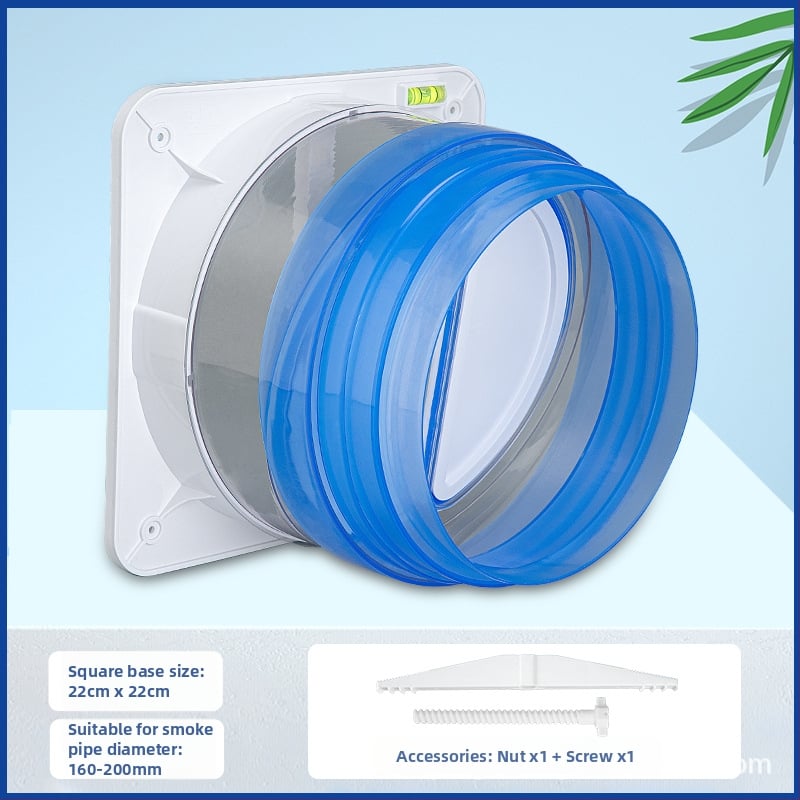 Βαλβίδα Αντίστροφης Ροής για Κουζίνα Απορροφητήρα, Universal Διαμέτρων, Υλικό PP+ABS, Στυλ Light Luxury, Shangyun