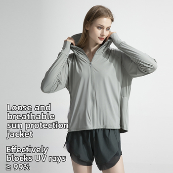 Γυναικείο UV-προστατευτικό ultra-light νάιλον πουκάμισο για ήλιο – χαλαρή εφαρμογή, στυλ All-Match, Άνοιξη 2023, 71–80% νάιλον, διαπνοή
