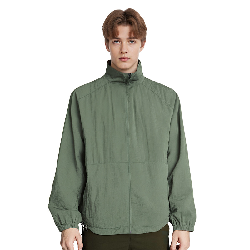 NIUDI Vanjska windbreaker jakna s UV zaštitom – Unisex, Nylon tkanina, UV50 zaštita, Prozračna, Brzo sušenje, Lagana