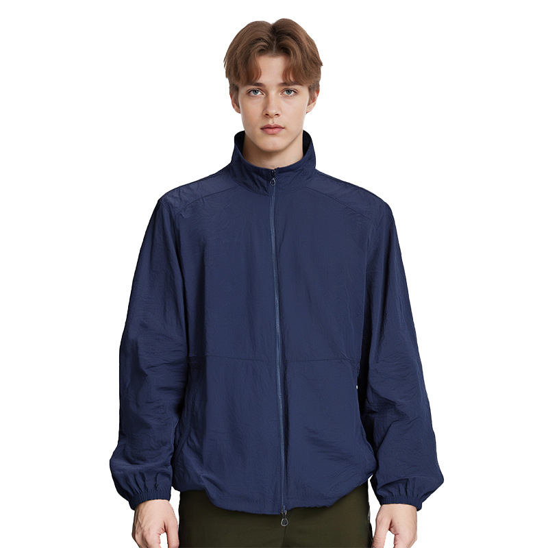 NIUDI Vanjska windbreaker jakna s UV zaštitom – Unisex, Nylon tkanina, UV50 zaštita, Prozračna, Brzo sušenje, Lagana