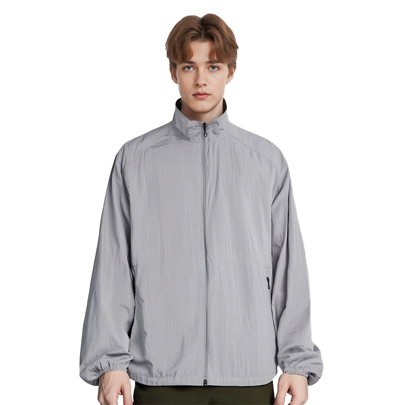 NIUDI Vanjska windbreaker jakna s UV zaštitom – Unisex, Nylon tkanina, UV50 zaštita, Prozračna, Brzo sušenje, Lagana