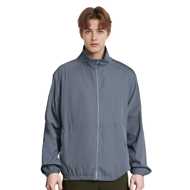 NIUDI Vanjska windbreaker jakna s UV zaštitom – Unisex, Nylon tkanina, UV50 zaštita, Prozračna, Brzo sušenje, Lagana