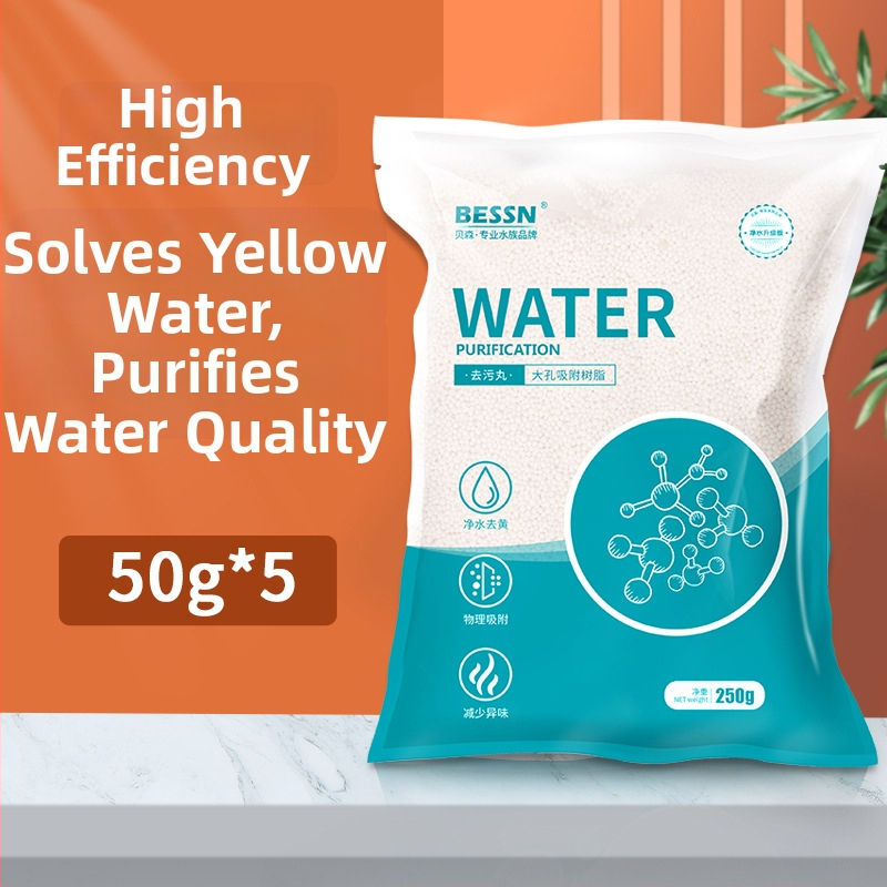 Fehérje alapú akváriumi szűrőpamut a sárgulás eltávolítására, dezodoráló és víztisztító pamut, 250 g, márka BESSN