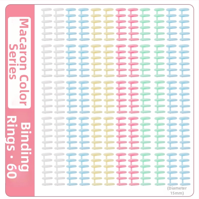 Мултифункционален пънчър за дупки в подвързващи файлове, 6 кръгли дупки