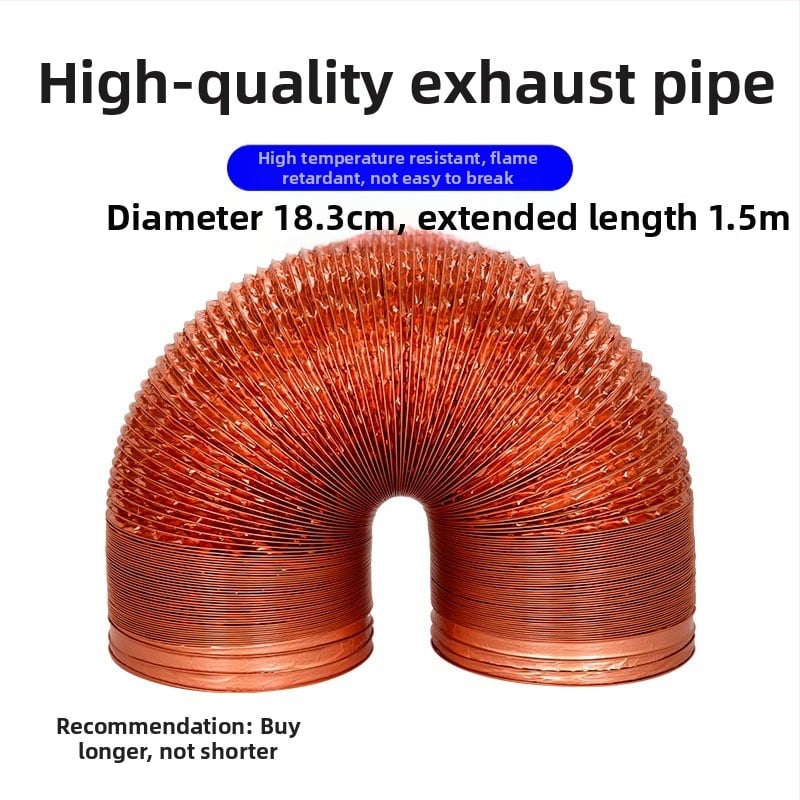 Αγωγός εξαγωγής για κουζίνα – Υλικό: Αλουμινόφυλλο; Μάρκα: Golden Heron Alum; Στυλ: Πολλαπλό; Πιστοποίηση: Καμία