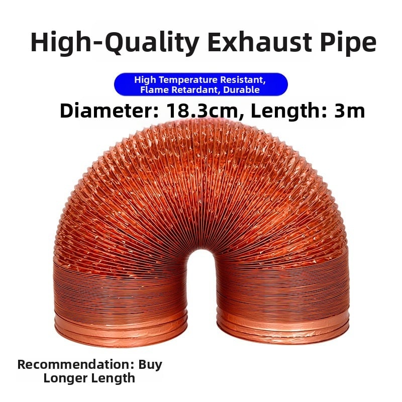 Αγωγός εξαγωγής για κουζίνα – Υλικό: Αλουμινόφυλλο; Μάρκα: Golden Heron Alum; Στυλ: Πολλαπλό; Πιστοποίηση: Καμία