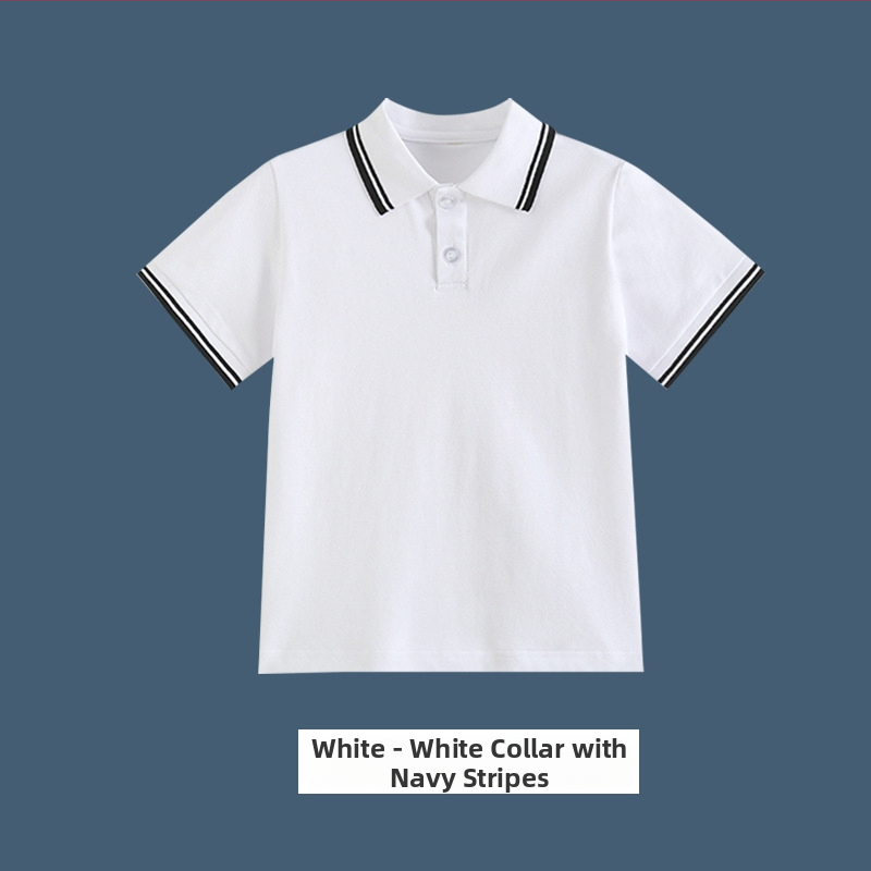 Πουκάμισο πόλο σχολικής στολής (βαμβάκι; unisex; καλοκαίρι 2025; για μαθητές γυμνασίου άνω των 8 ετών)