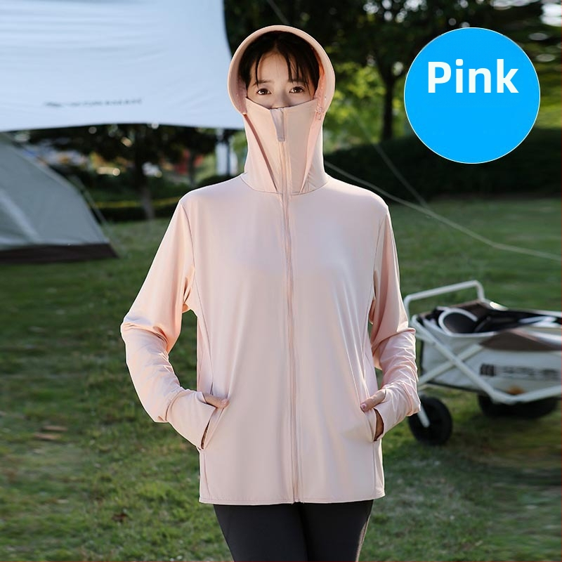 Αντηλιακή ζακέτα εξωτερικού με κουκούλα, αναπνέον νάιλον 81-95%, για ψάρεμα