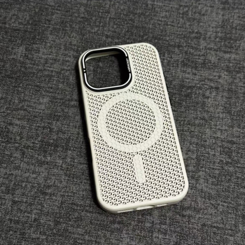 Maska za telefon od mat PC-a s nosačem za objektiv, magnetskim hlađenjem, otporna na padove, za iPhone 12–14 seriju