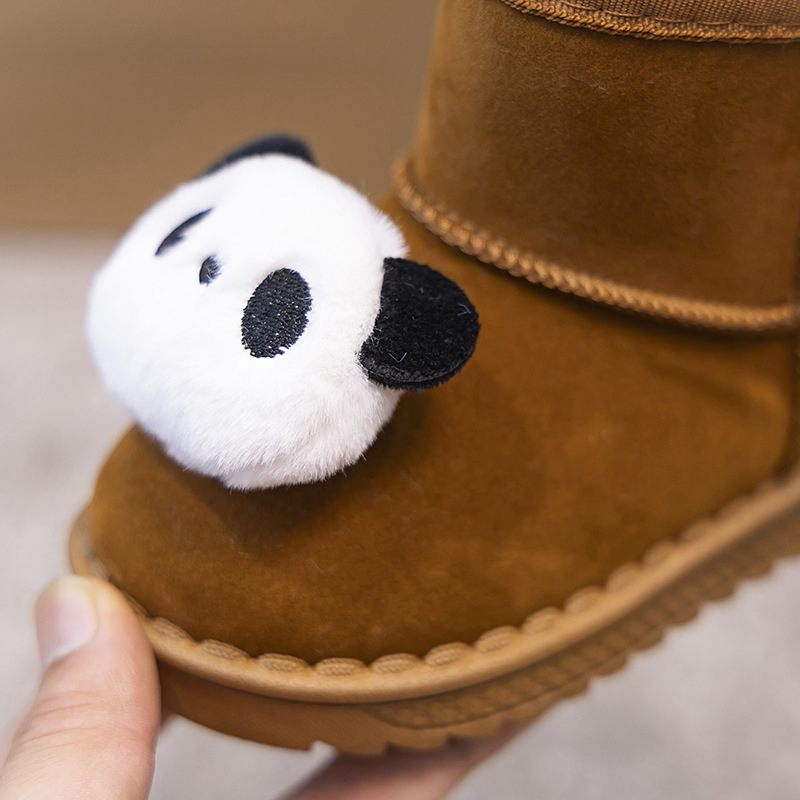 Dječje čizme do gležnja za zimu, gornji dio od umjetne kože, fleece podstava, unisex, za uzrast 4–6 i 7–12 godina, stil kineskog vjetra