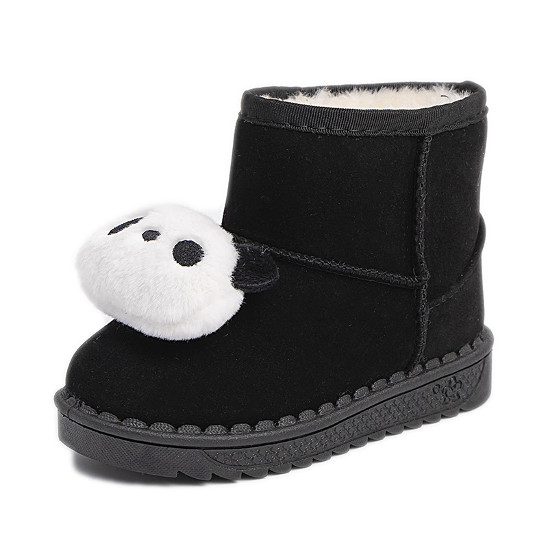 Dječje čizme do gležnja za zimu, gornji dio od umjetne kože, fleece podstava, unisex, za uzrast 4–6 i 7–12 godina, stil kineskog vjetra