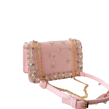 PU kožna crossbody torbica s zip zatvaračem, vodoravni kvadratni oblik, podstava od poliester, unutarnji džep sa zipom, jedna naramenica