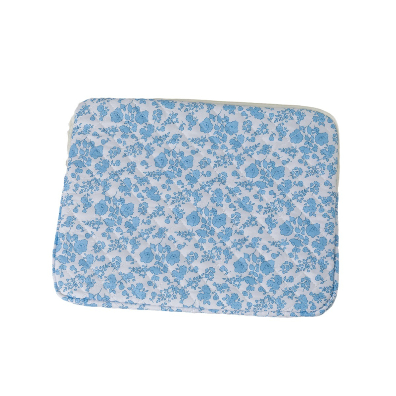 Husă de protecție pentru tabletă cu model floral, poliester, căptușeală din bumbac, unisex, stil de călătorie.