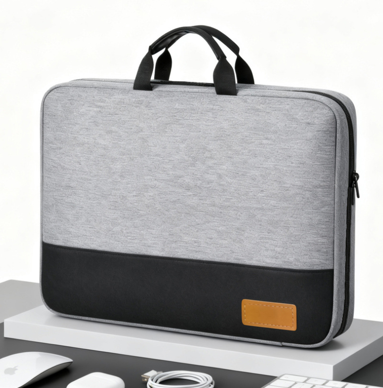 Torba za prijenosno računalo s potpuno otvorenim dizajnom – prozračan Oxford materijal, stil aktovke za prijenosna računala, unisex, Junda luggage