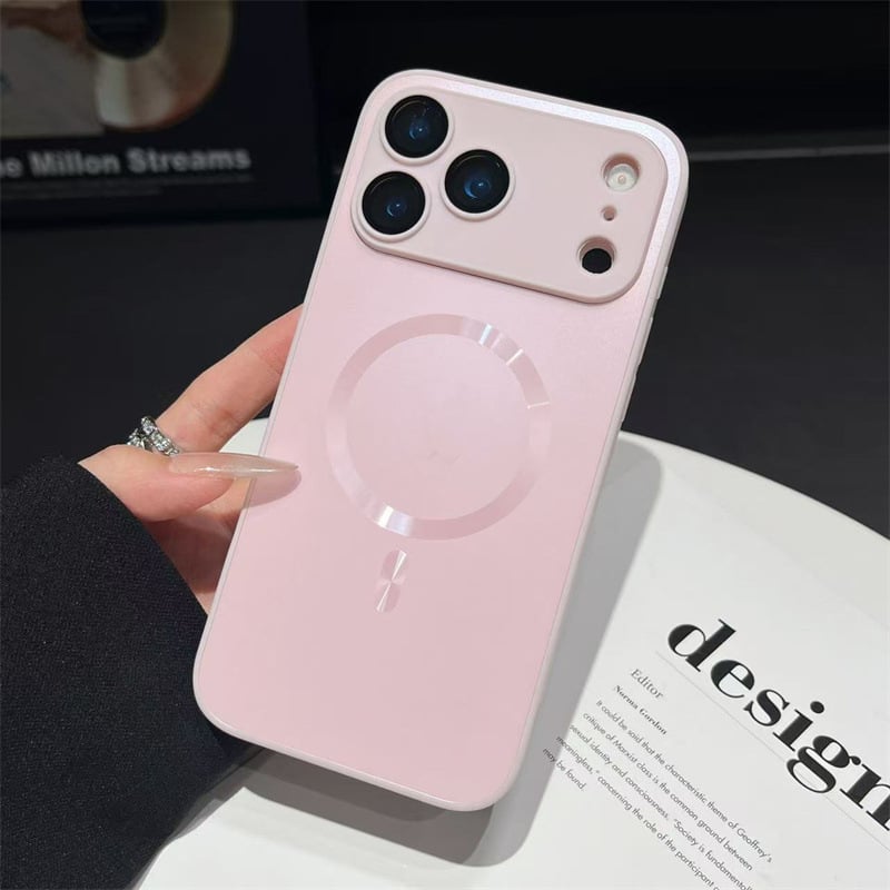 Etui za iPhone s mat površinom od PC-a, magnetsko i otporno na padove, zaštita leće, kompatibilno s iPhone 11/12/13/14
