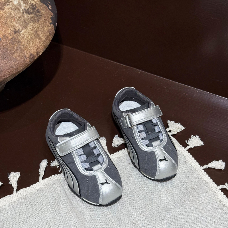 Gyerekek téli Velcro sportcipő fleece-belsővel, felsőrész Super Fiber, gumitalp, uniszex, 4–16 éves