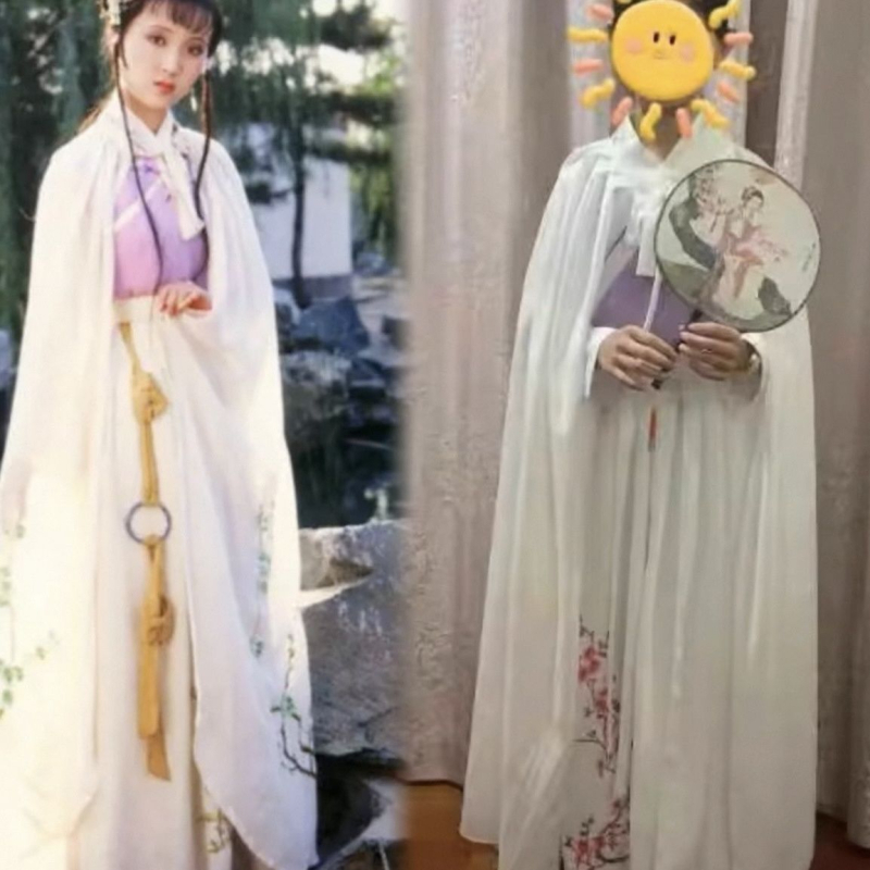 Dječji dramski kostim u stilu Lin Daiyu/Jia Baoyu (Dream of the Red Chamber) — verzija 87, Chenille tkanina sa Spandex/PU, unisex, proljeće 2025