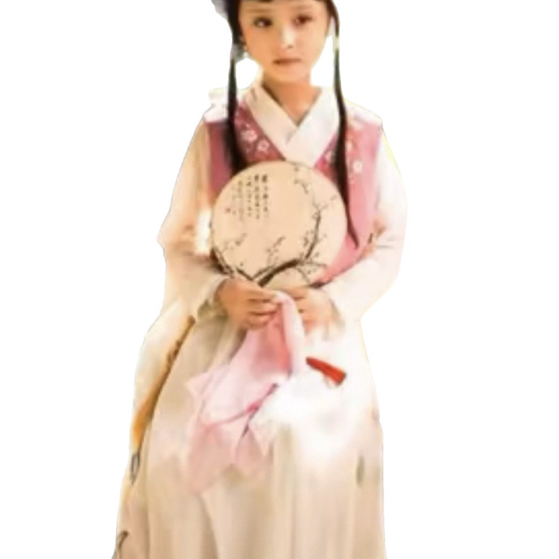 Dječji dramski kostim u stilu Lin Daiyu/Jia Baoyu (Dream of the Red Chamber) — verzija 87, Chenille tkanina sa Spandex/PU, unisex, proljeće 2025