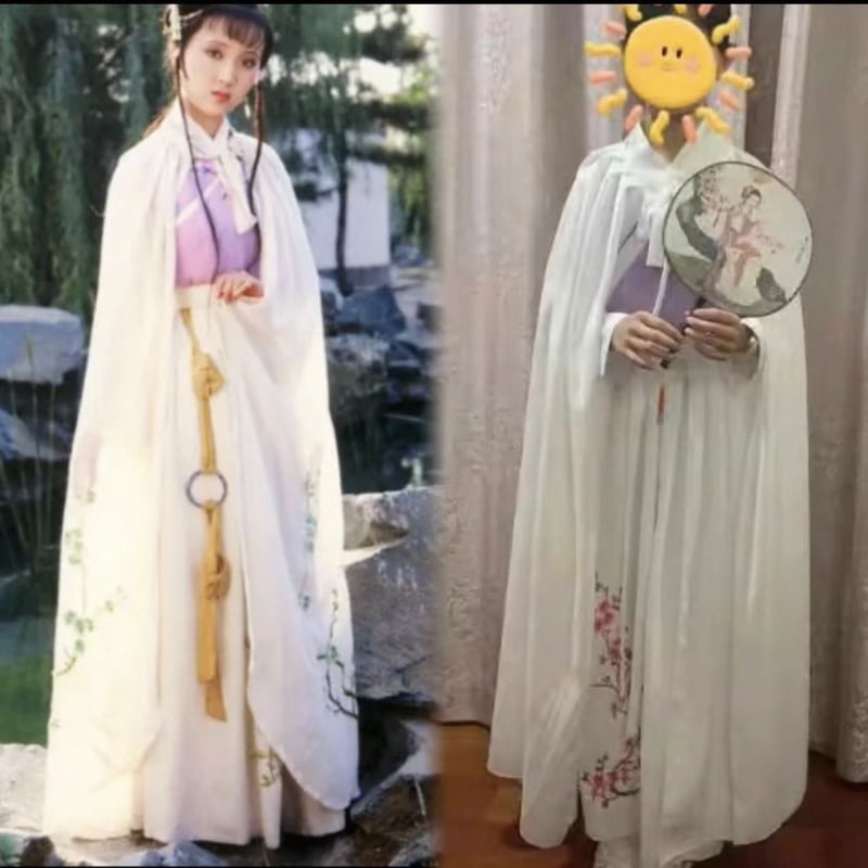 Dječji dramski kostim u stilu Lin Daiyu/Jia Baoyu (Dream of the Red Chamber) — verzija 87, Chenille tkanina sa Spandex/PU, unisex, proljeće 2025