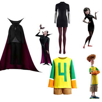 Drakula cosplay köpönyeg Jonathan Mavis számára (Hotel Transylvania 4) – uniszex színházi jelmez, poliészter 70–80% spandex
