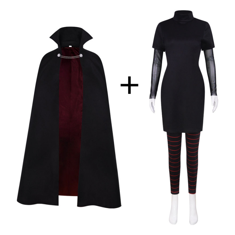 Drakula cosplay köpönyeg Jonathan Mavis számára (Hotel Transylvania 4) – uniszex színházi jelmez, poliészter 70–80% spandex