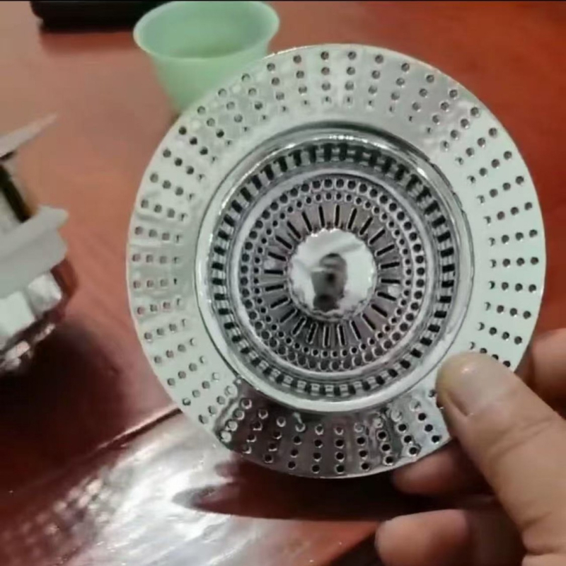 Tapa za odvod kuhinjskog sudopera s filtrim i košarom, plastična, modernog stila, neto težina 100 g