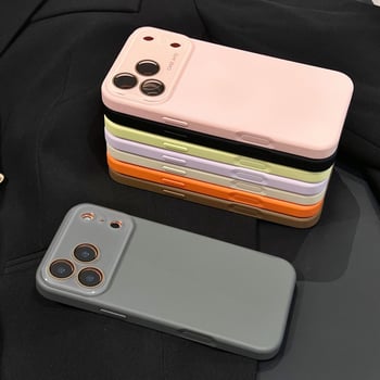 Folyékony szilikon védőtok iPhone 11–17 Pro Max sorozathoz | teljes védettség, ütésálló, ujjlenyomat-ellenálló, kopásálló, testreszabható