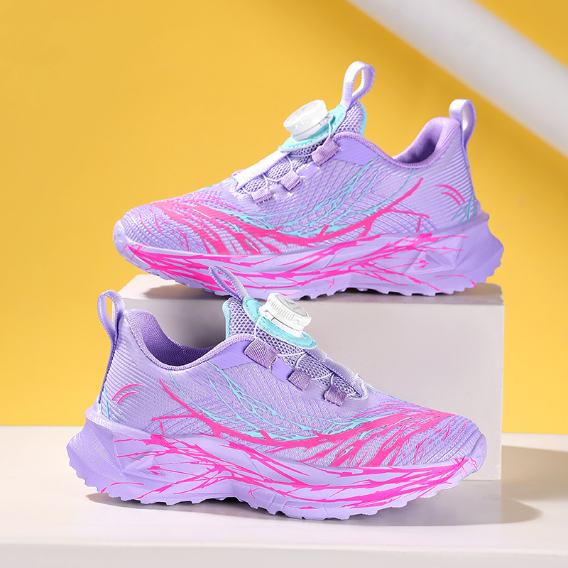 Gyerekek karbonlemezes futócipő, világító, ultra-könnyű, ütéscsillapító, uniszex, EVA talp