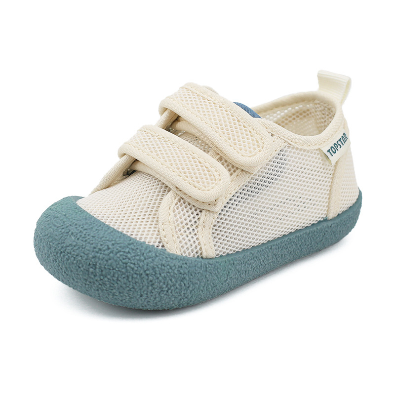 TOPSTAR Djeca mrežaste tenisice s Velcro - Unisex, Nizak gornji dio, Prozračan, TPR potplat