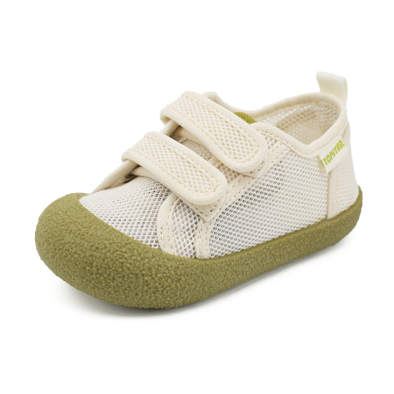TOPSTAR Djeca mrežaste tenisice s Velcro - Unisex, Nizak gornji dio, Prozračan, TPR potplat