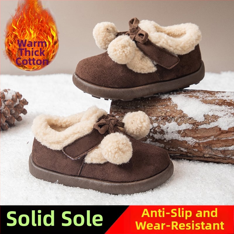 Lányok téli bokacsizmája, szintetikus felső rész, fleece belső, gumírozott talp, csúszásmentes