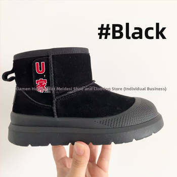 Uniszex hócsizmák puha felső résszel, EVA talppal, slip-on kivitel, 4–16 éveseknek, ősz