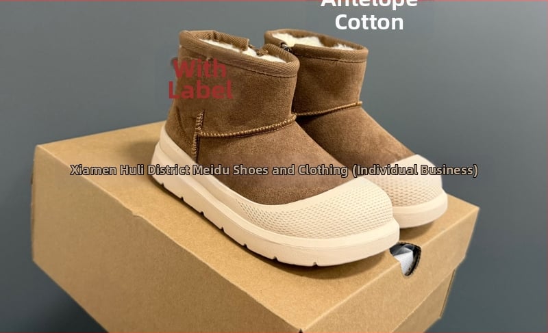 Uniszex hócsizmák puha felső résszel, EVA talppal, slip-on kivitel, 4–16 éveseknek, ősz