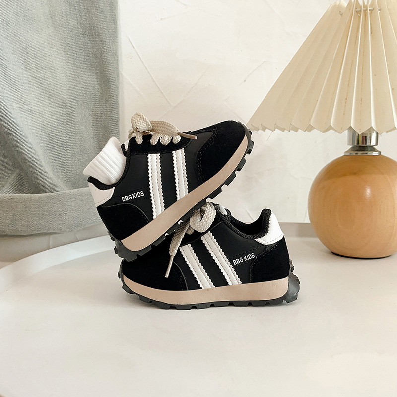 Dječje tenisice s debelom potplatom od PVC, Velcro zatvarač, prozračna mrežasta podstava, PU uložak, unisex niskog profila