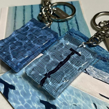 Akril kulcstartó, IP licenc nélkül, nem ajándék