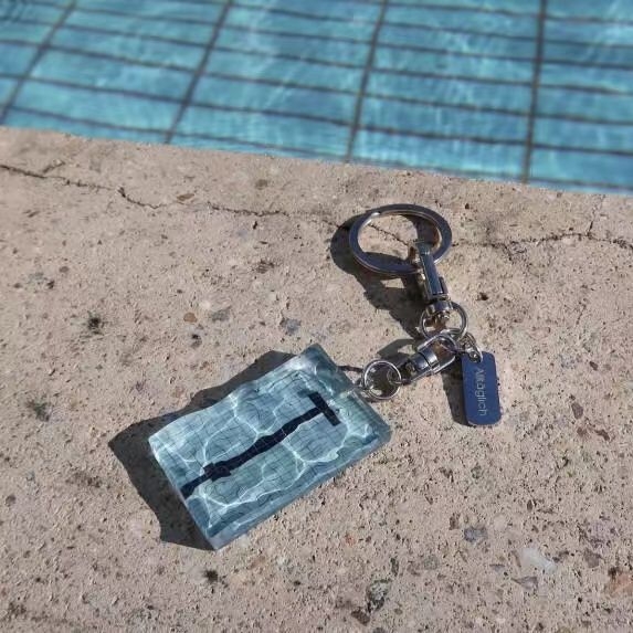 Akril kulcstartó, IP licenc nélkül, nem ajándék