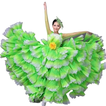Unisex plesna haljina za folklorni nastup, Chenille-Spandex tkanina, 90–95% elastičnost, proljeće 2025