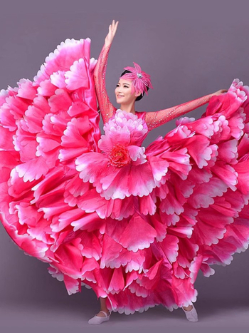 Unisex plesna haljina za folklorni nastup, Chenille-Spandex tkanina, 90–95% elastičnost, proljeće 2025