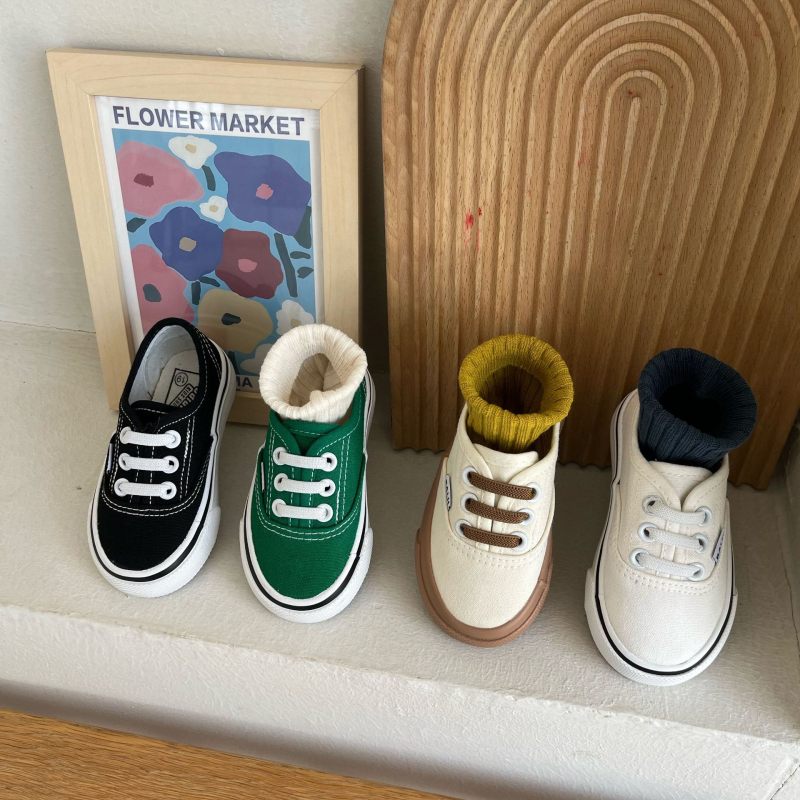 Dječje tenisice slip-on od platna, korejski stil, elastično zatvaranje, gumeni đon, prozračne, unisex, uzrast 1–6 godina, proljeće–jesen